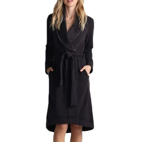 UGG Intimates Sleepwear Ugg Womens Duffield Black Fleece